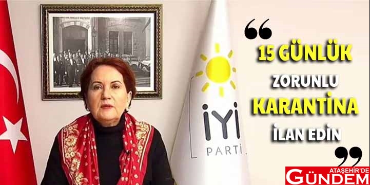 MERAL AKŞENER’DEN CUMHURBAŞKANI ERDOĞAN’A ÇAĞRI MERAL AKŞENER’DEN CUMHURBAŞKANI ERDOĞAN’A ÇAĞRI